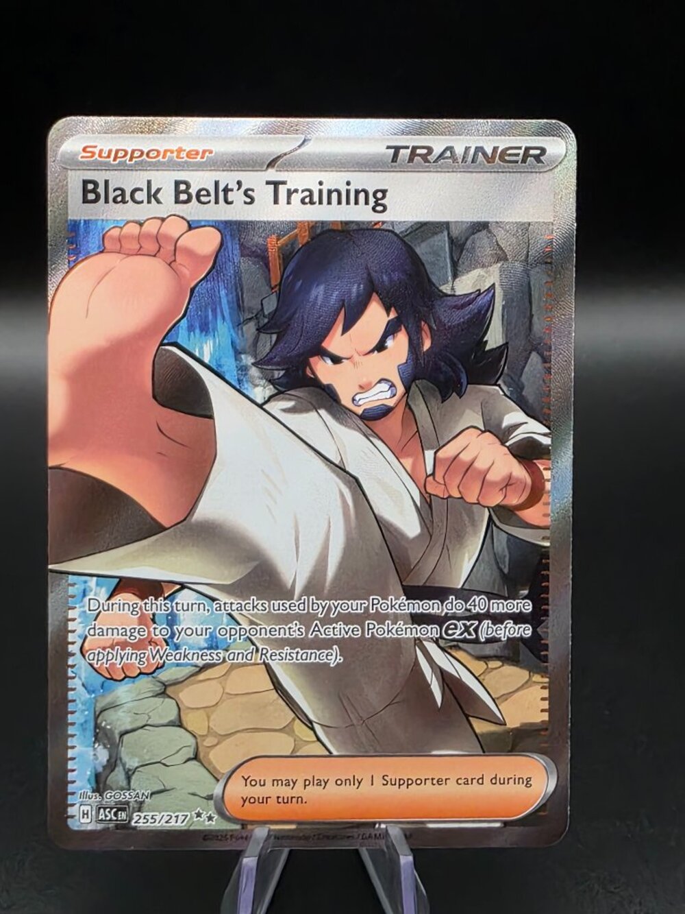 Black Belt's Training Holo Ultra Rare ME: Ascended Heroes 255/217 NM